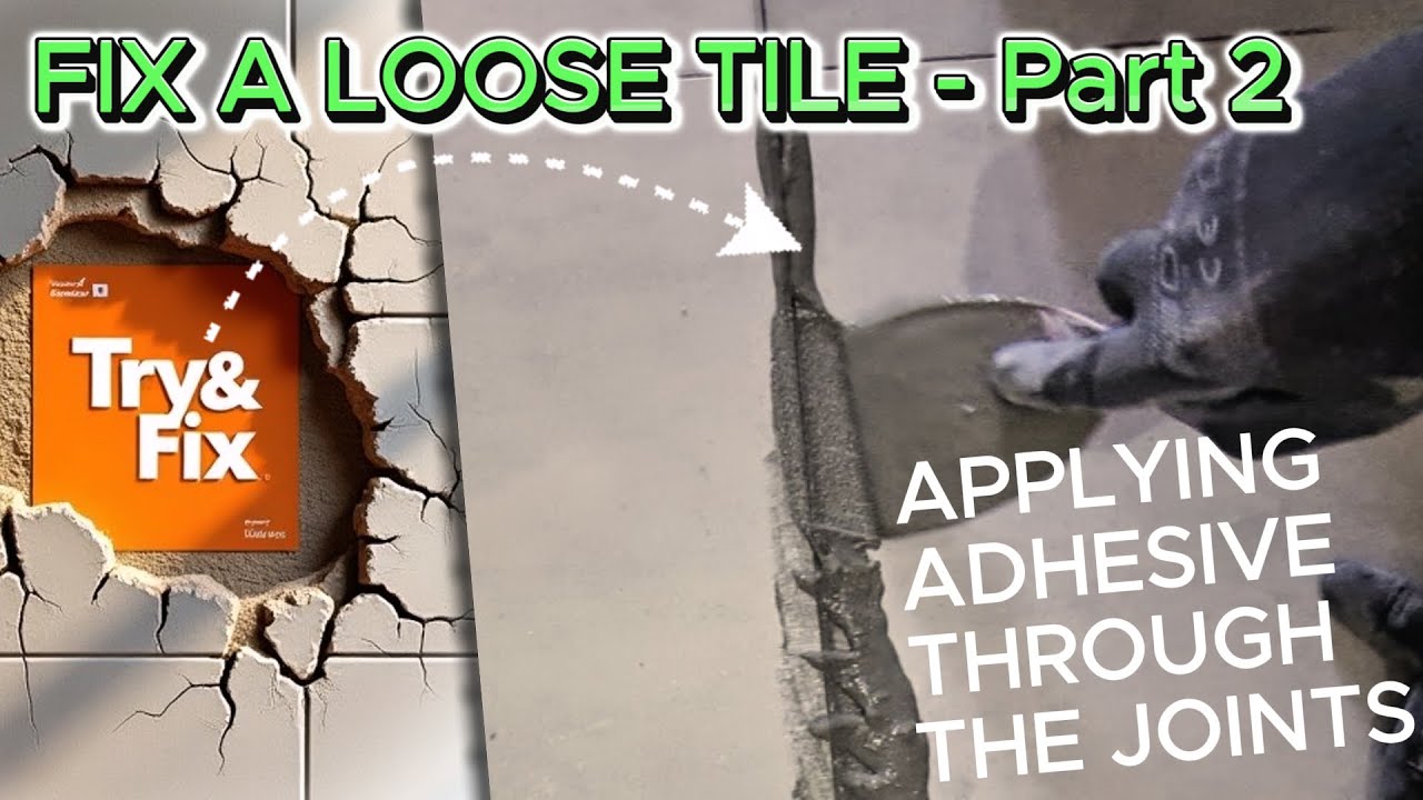 Fix a Loose Tile Without Removing It &ndash; Easy DIY for Narrow Joints! - Part 2
