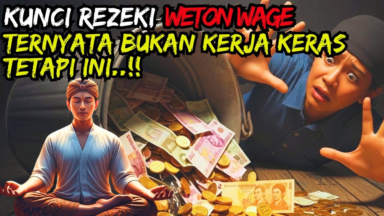 SALAM RAHAYU !!! RAHASIA TERSEMBUNYI PEMBUKA REZEKI PALING CEPAT WETON WAGE TERNYATA...