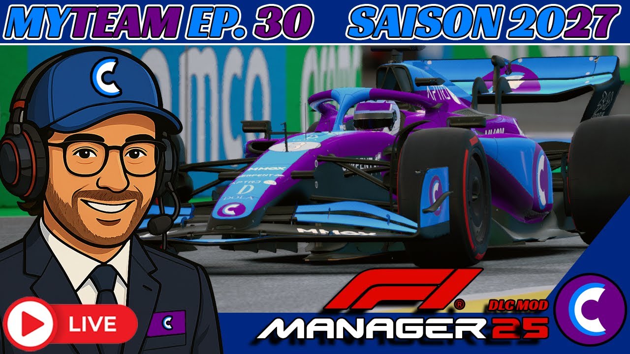 HAMILTON REVIENT EN FORCE | MYTEAM | F1 MANAGER 25 | EP.30 [QC/FR]