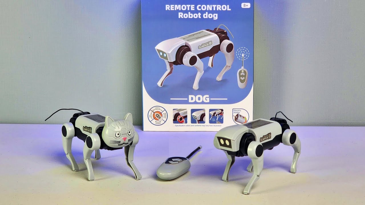 Merakit RC Robot Anjing / Kucing - REMOTE CONTROL Robot Dog / Robot Cat - DIY ASMR