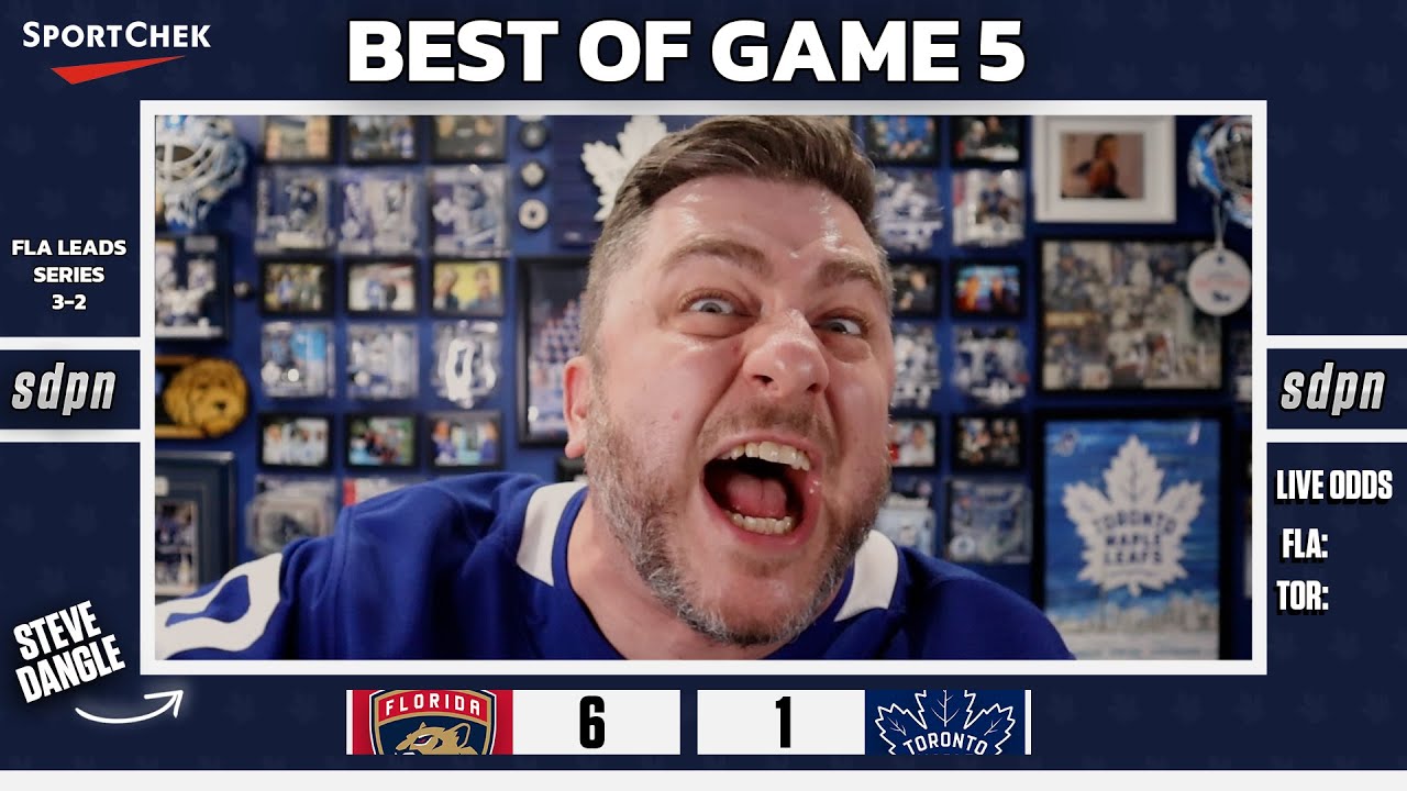 Steve Dangle GOES NUTS During Game 5 Of Panthers vs. Leafs | Best Of Game 5