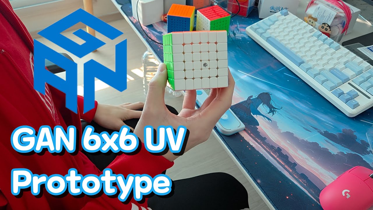 GAN 6x6 M UV Prototype (1:01.34 Test Solve)