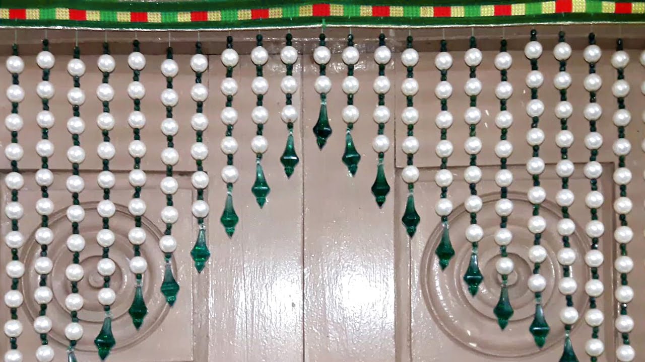 DIY - EASY Door Hanging TORAN || How To Make Pearl Beaded Toran (Moti Toran)