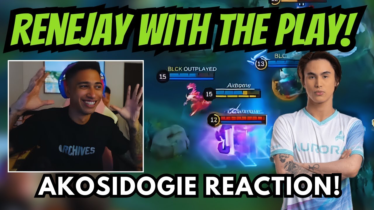 Akosi Dogie's Reaction To Aurora's Renejay Game Winning Play To Sweep Blacklist International!