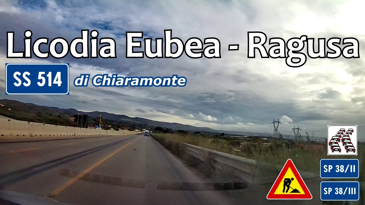 LICODIA EUBEA - RAGUSA | Strada Statale 514 di Chiaramonte (Novembre 2025)