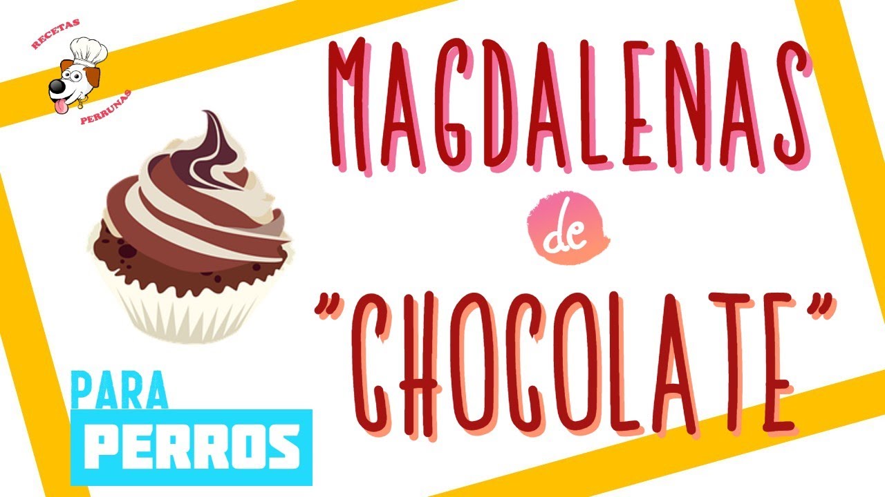 MAGDALENAS de “CHOCOLATE” para PERROS. [Cupcakes para perro]