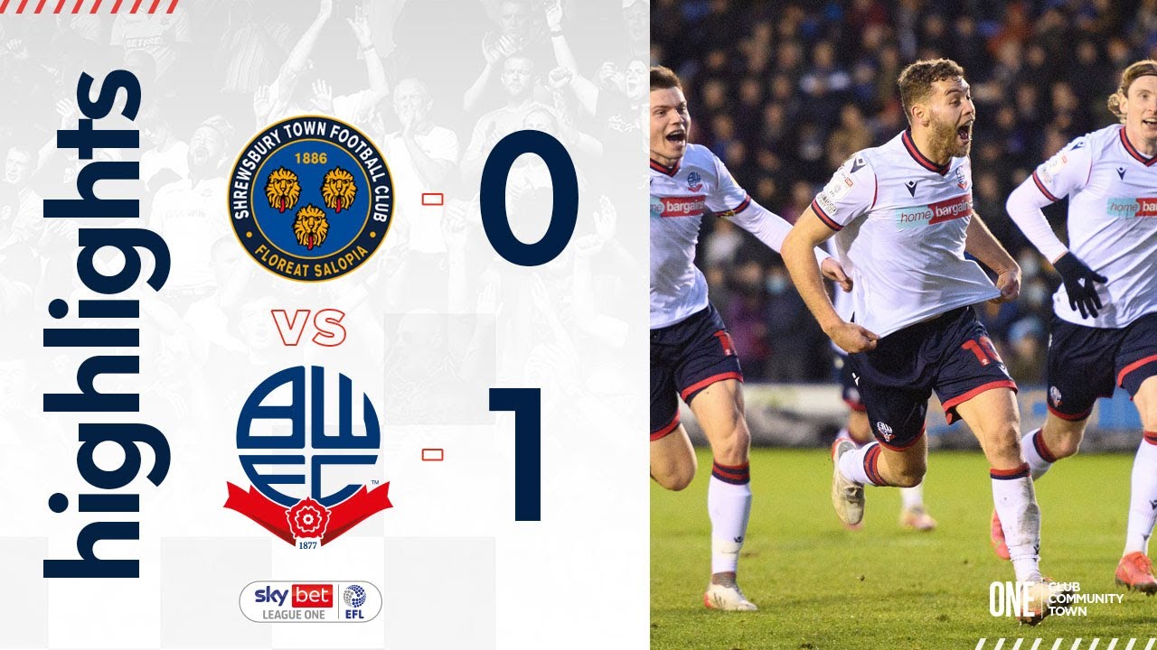 HIGHLIGHTS | Shrewsbury Town 0-1 Bolton Wanderers