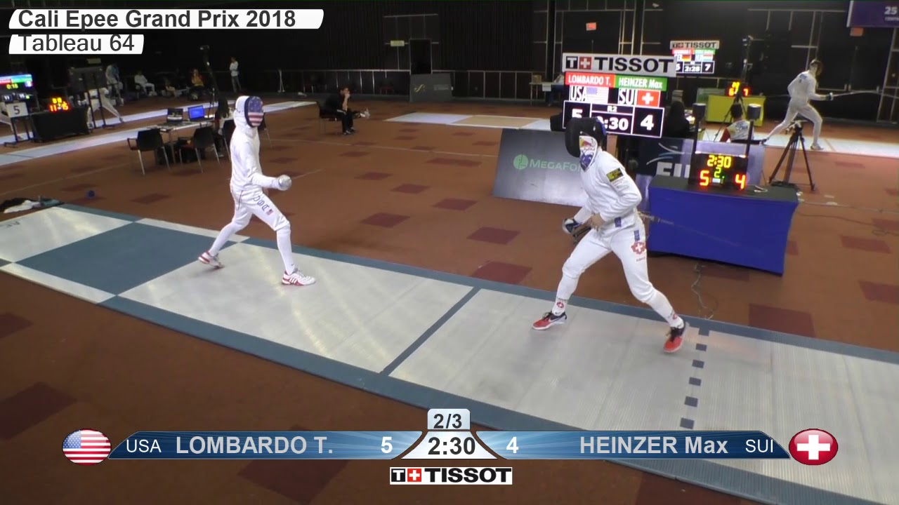 FE 2018 113 T64 01 M E Individual Cali COL GP BLUE HEINZER SUI vs LOMBARDO USA