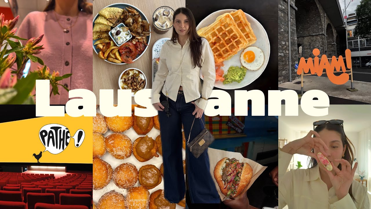 Suiza vlog 🌸 Un día conmigo: comida griega, cine, festival en Lausanne y mi persona favorita 💛