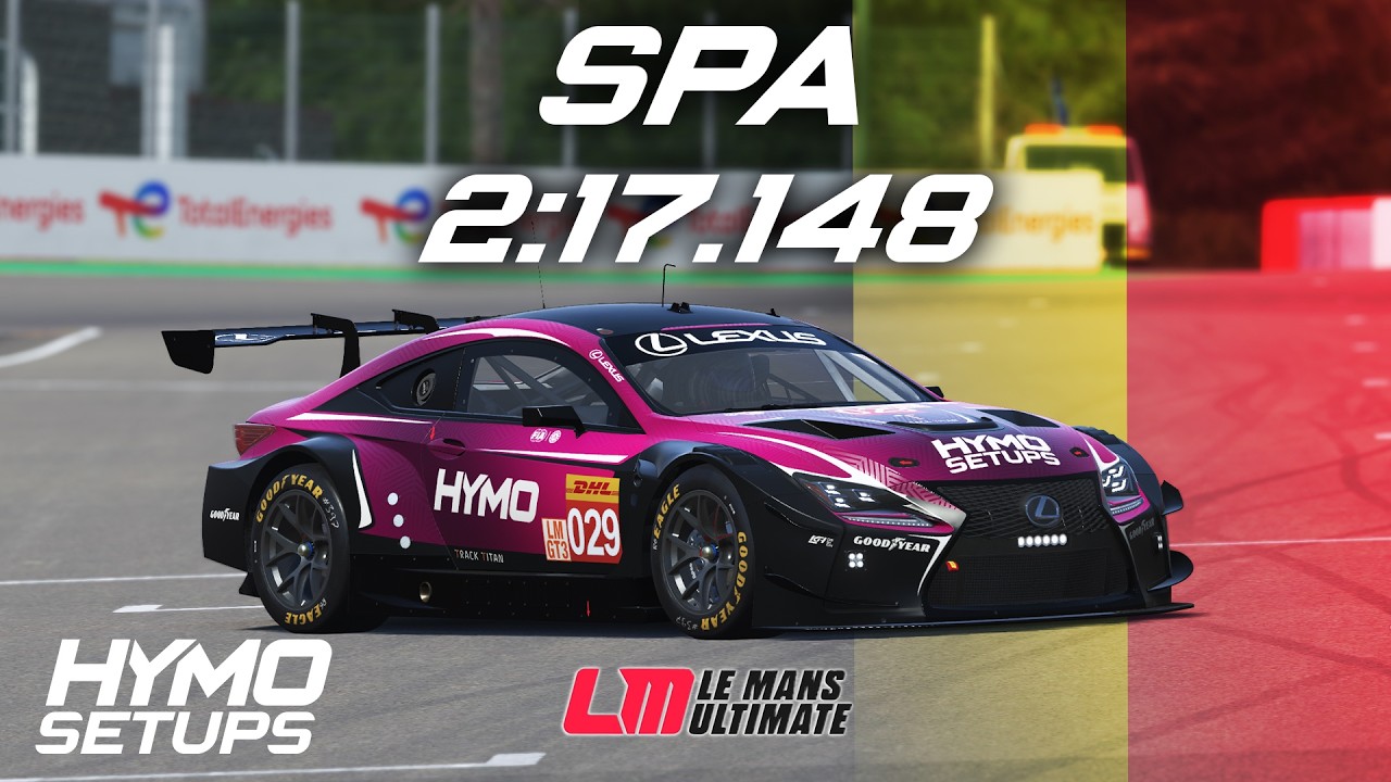LMU Hotlap | Lexus RC F LMGT3 @ Spa | V1.2.3 | Le Mans Ultimate