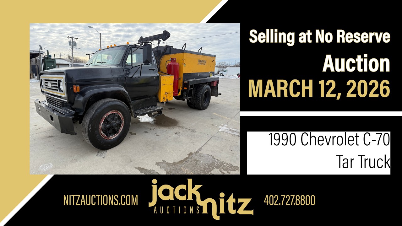 1990 Chevrolet C70 Custom Deluxe Tar Truck Selling at #auction