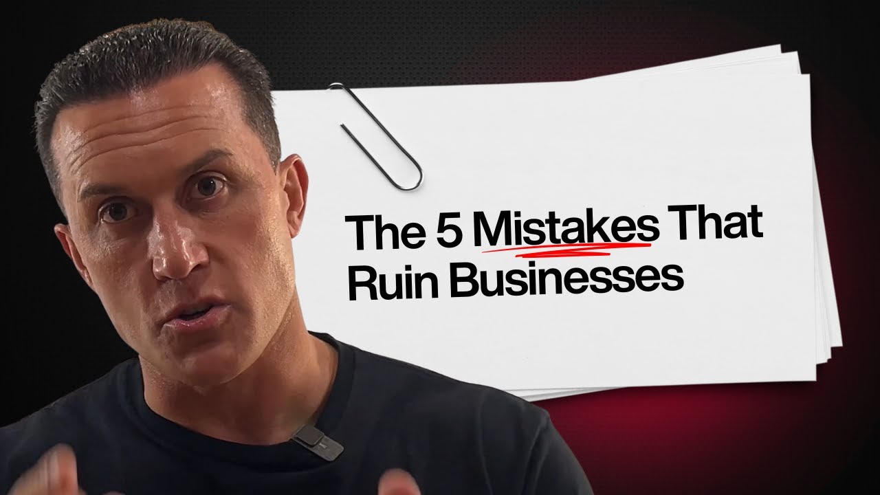 5 Deadly Business Mistakes You're Probably Making