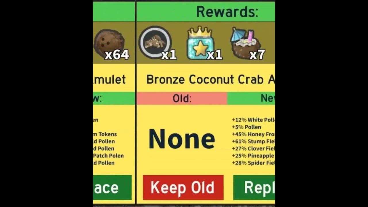 Bro got the COCONUT CRAB AMULET In Bee Swarm Simulator 😭😭 (Unreleased Amulet REAL REAL)