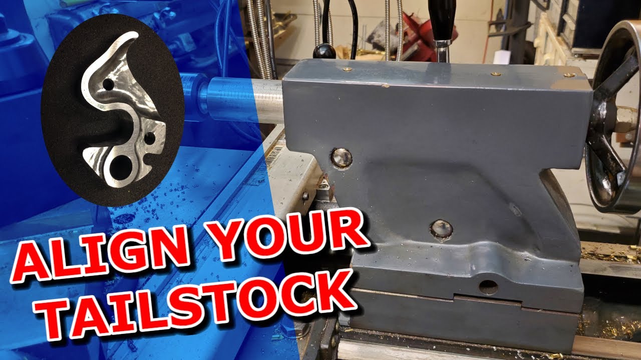 How to Align the Tailstock On a Metal Lathe - Quick Machining Tip #18