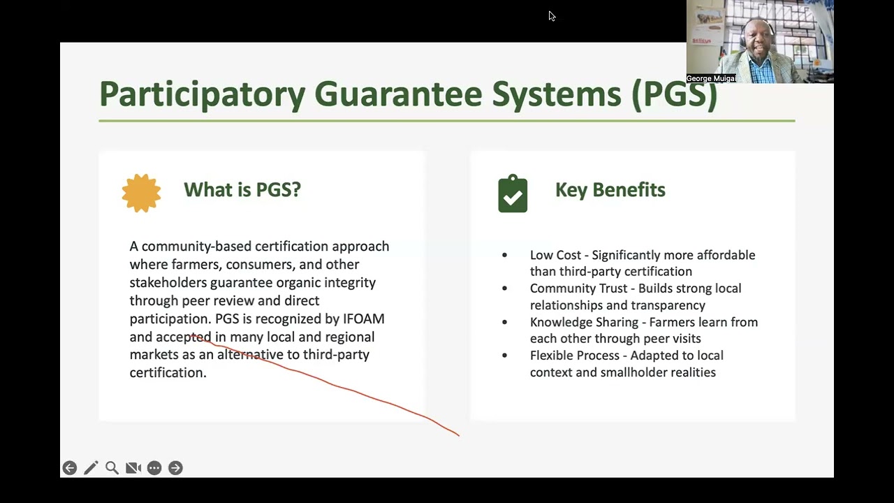 Webinar on 3rd Party Organic Certification