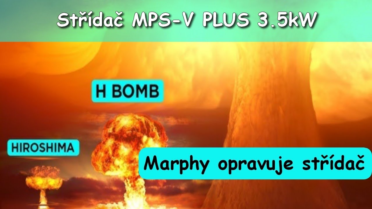 Střídač MPS-V PLUS 3.5kW | Znovu vyskočil po opravě :-)