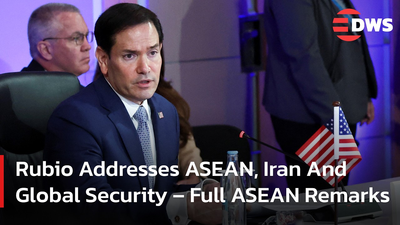 Full Powerful Address: Marco Rubio on Iran, Hormuz & US-ASEAN Partnership | DWS News | AC1F