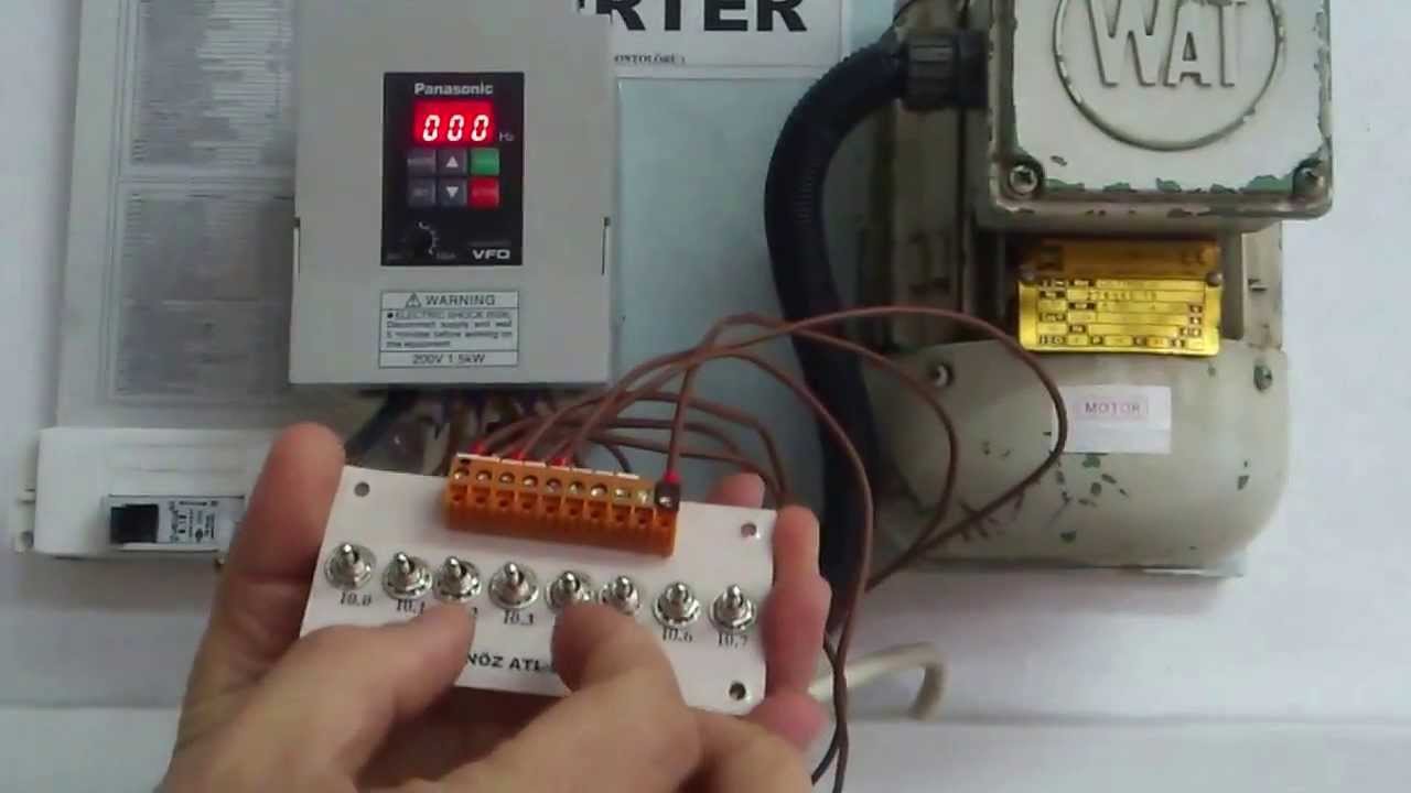 INVERTER-2 -Asenkron Motor Sürücü-Asenkron Motor Hız Kontrolörü ( Coşkunöz Eğitim Vakfı )otomasyon