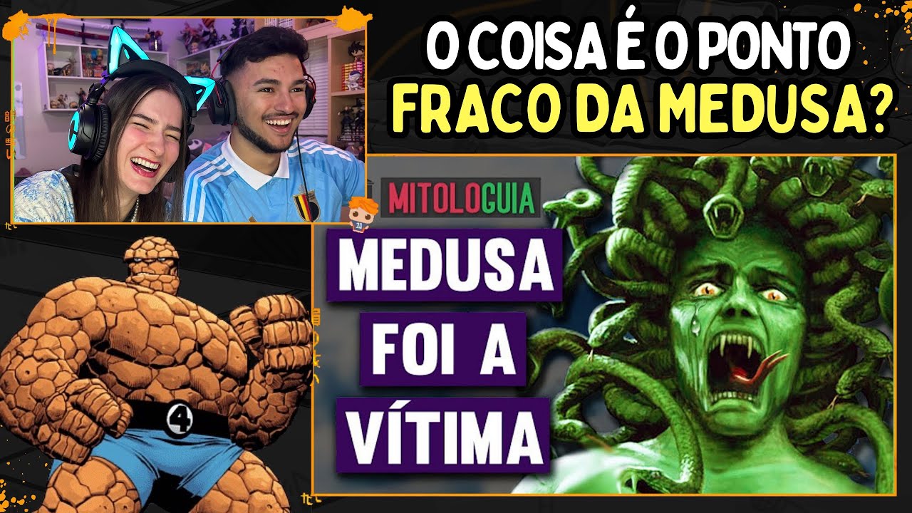 A Tragédia de Medusa - MITOLOGIA GREGA | Guilherme Analisa | Apenas uma Live