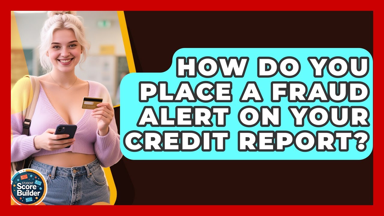 How Do You Place A Fraud Alert On Your Credit Report? - Student Score Builder