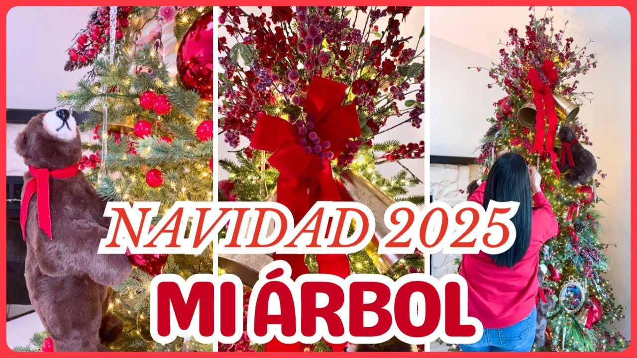 CÓMO DECORAR TU ÁRBOL CON OSOS Y BAYAS  !NAVIDAD 2025  @hiraldohome 