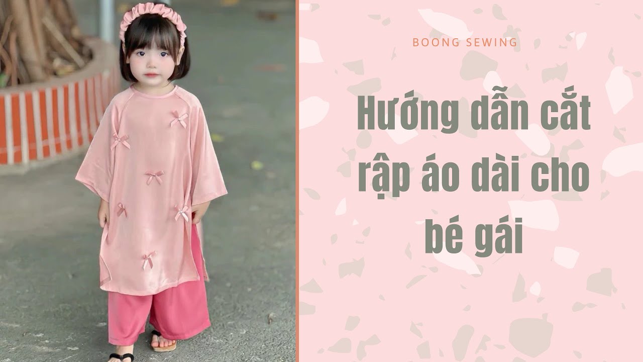 HƯỚNG DẪN CÁCH VẼ RẬP ÁO DÀI CHO BÉ GÁI | Cách Vẽ Rập Áo Dài Chuẩn Dáng