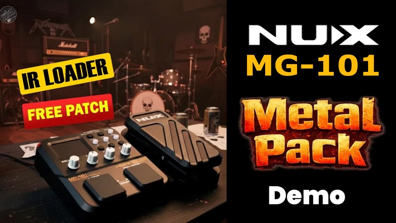 NUX MG-101 METAL PACK Demo | FREE Soldano SLO100 Patch