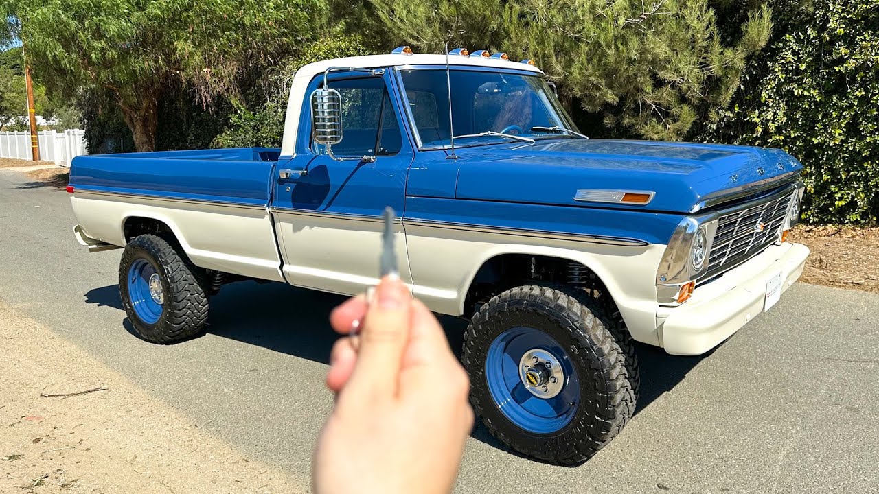 Каково это — водить F250 1970 года с двигателем Coyote V8!