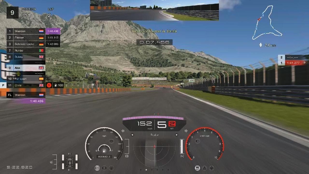 Gran Turismo 7 Dragon Trail Seaside 6 laps  10th to Podium