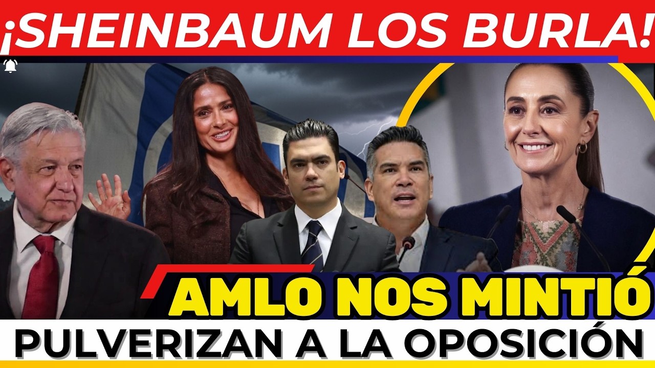 ¡SHEINBAUM BURLA A LA OPOSICIÓN! Tremenda TUNDA a PRIANISTAS. Regresa GUERRA contra AMLO.