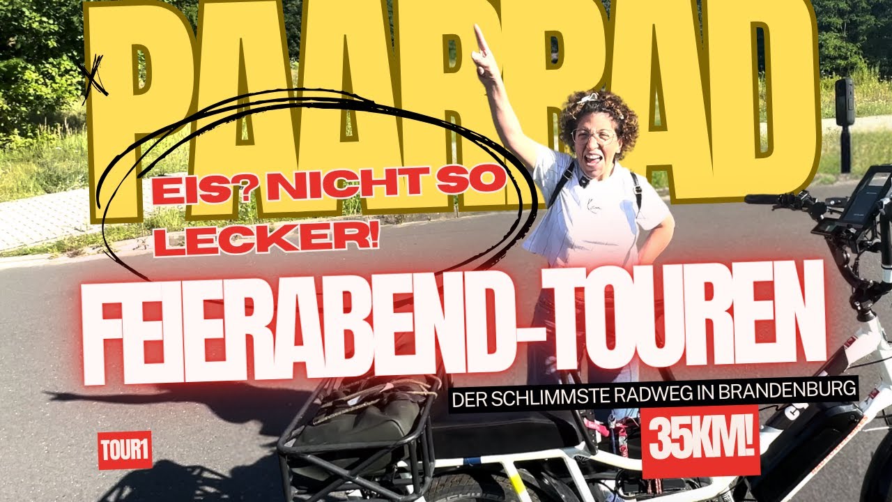 Vlog Ebike Tour - Diedersdorfer Heide - Eis? Nicht so lägger! #bikeadventure #disability
