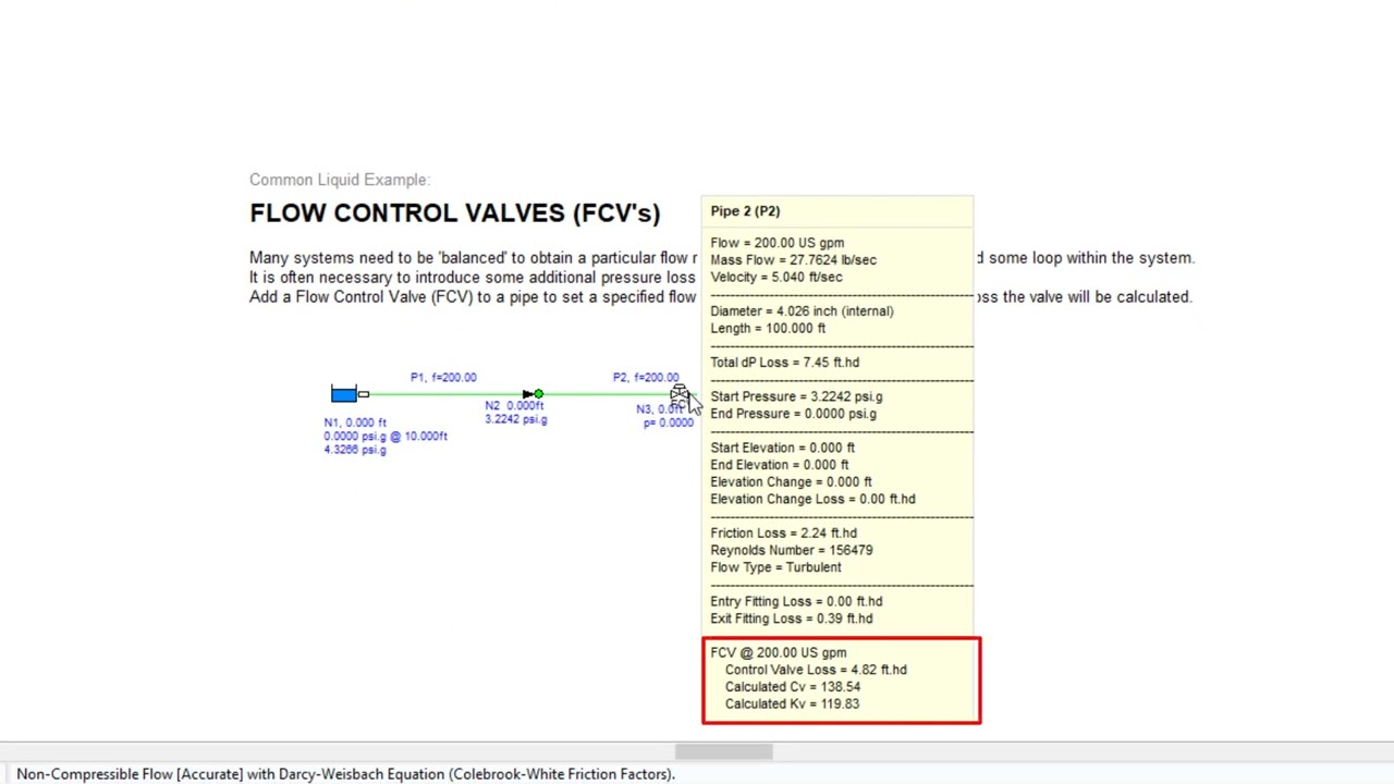 Pipe Flow Expert Software Quick Start Guide 8 Control Valves