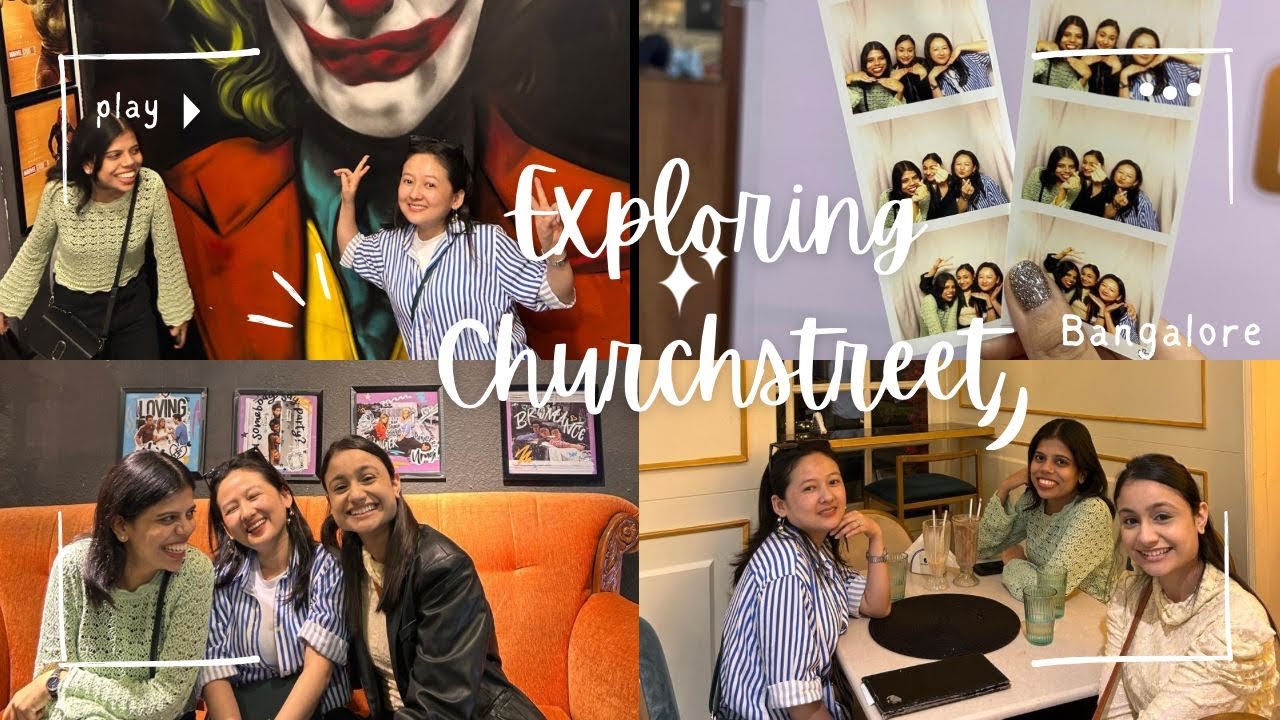 Girls Day Out || Tried Photo Booth in Church Street || Bangalore vlog || @sudhinasubba2238