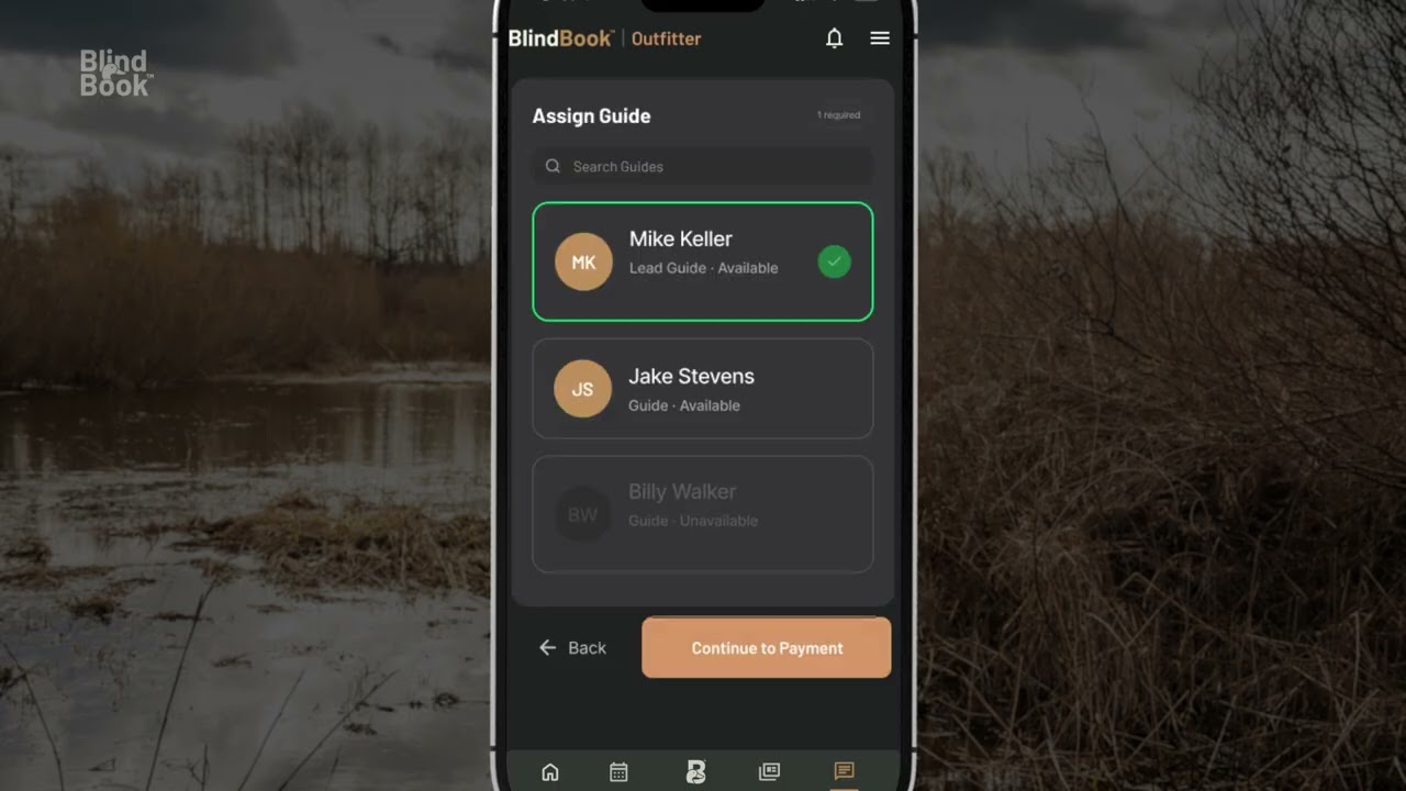 BlindBook Hunting Management for Outfitters and Guides