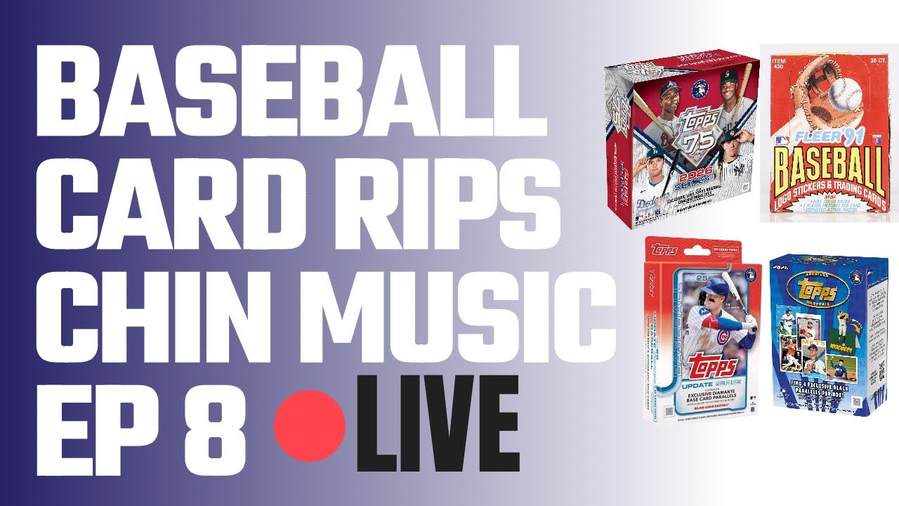 LIVE Baseball Card Rips | Chin Music EP 8
