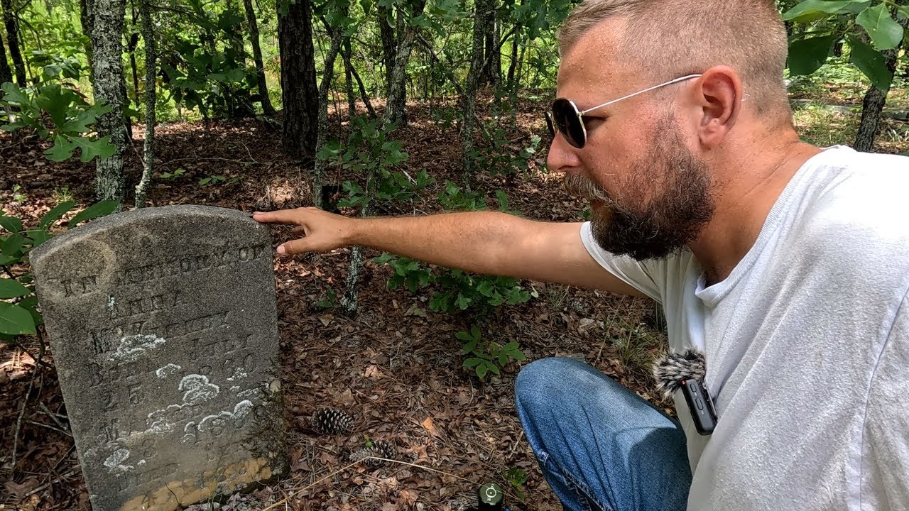 Forgotten Side of the Cemetery: Hidden Graves & Railroad Rail Markers Found!