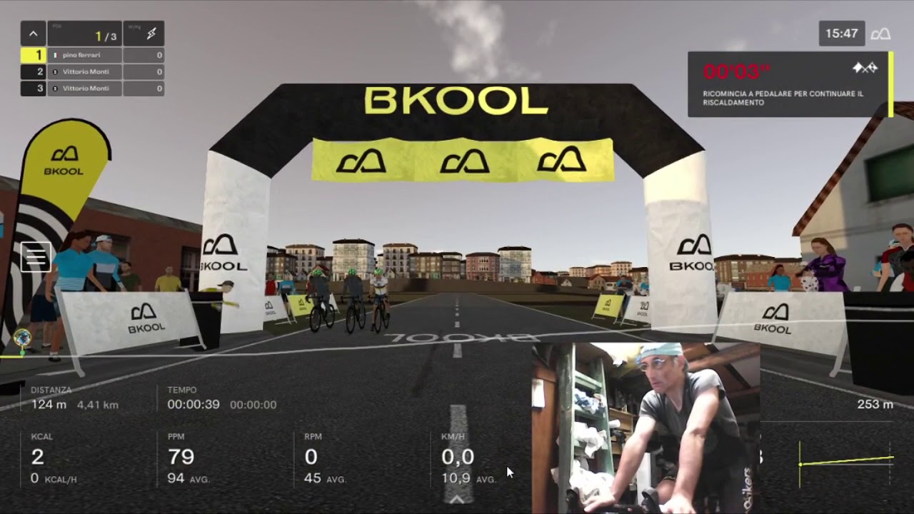 rulli indoor VS realtà reality...test attendibile con bkool