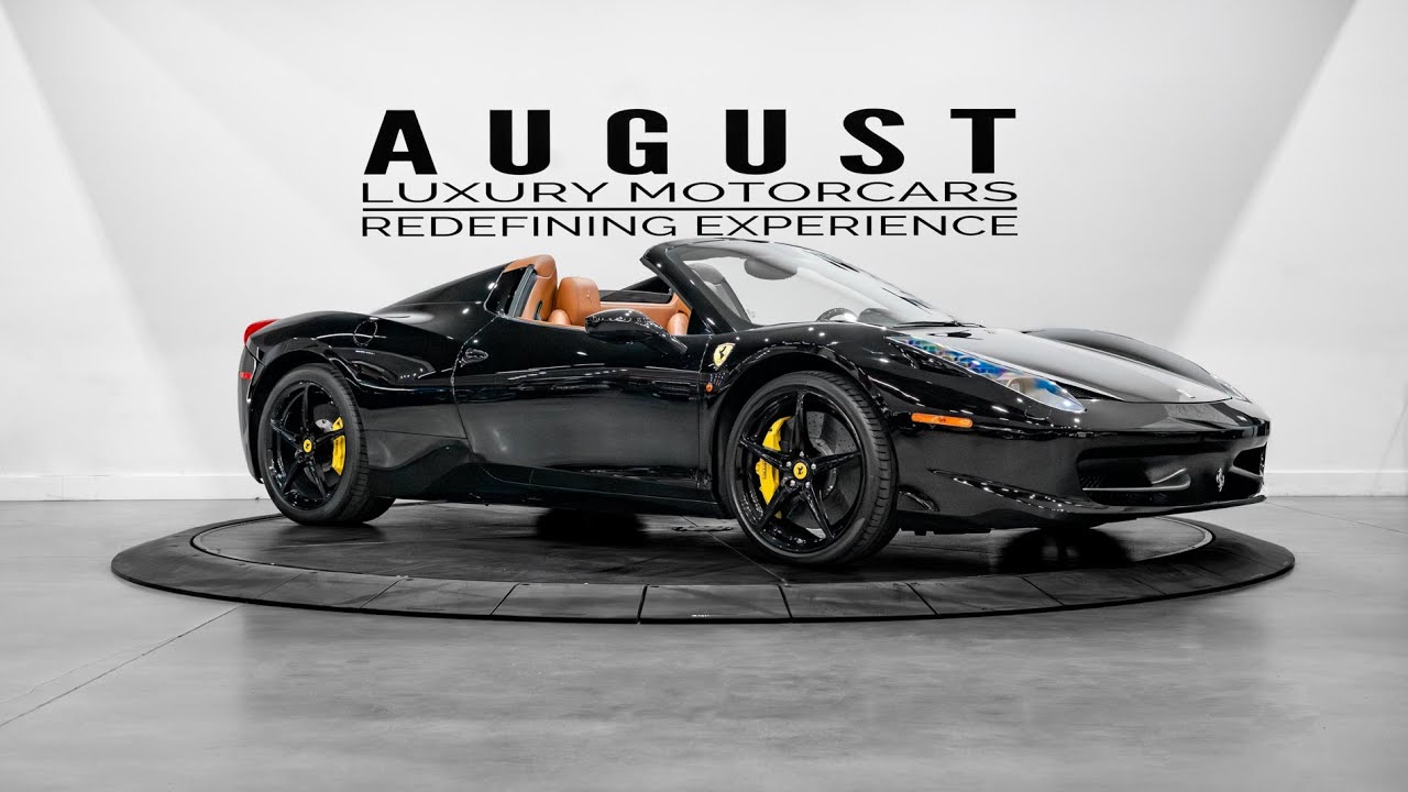 2012 Ferrari 458 Spider For Sale By August Motorcars