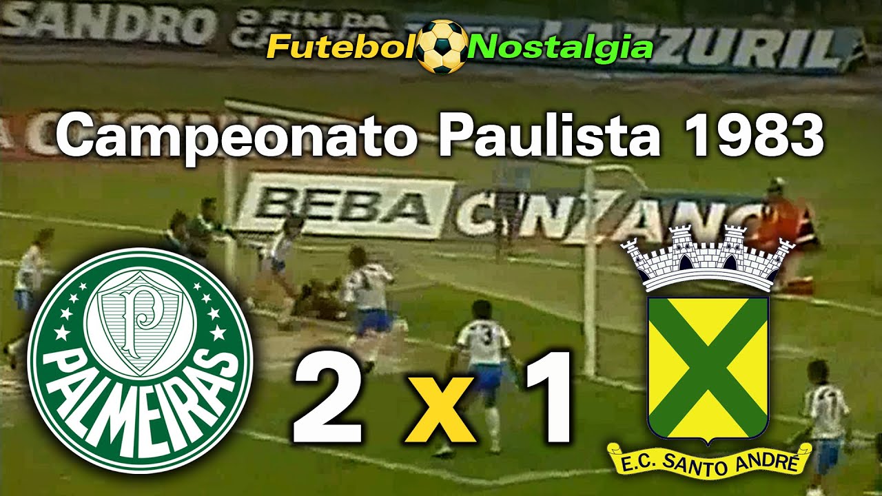 Palmeiras 2 x 1 Santo André - 15-11-1983 ( Campeonato Paulista )