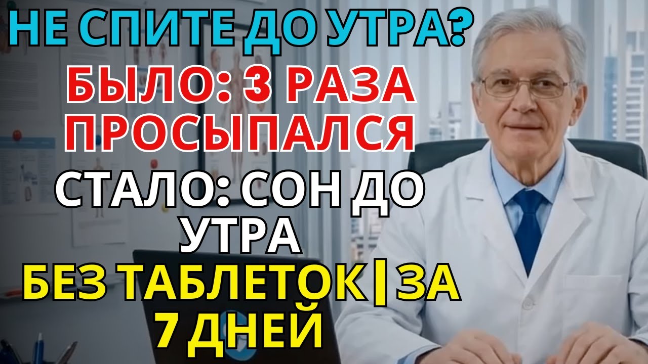 Бессонница после 50? Хватит таблеток — всего 5 минут в день для крепкого сна до утра | ПАМЯТЬ И МОЗГ