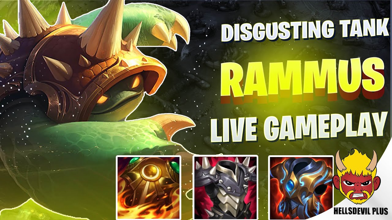 Rammus Disgusting Tank! - Wild Rift HellsDevil Plus Gameplay