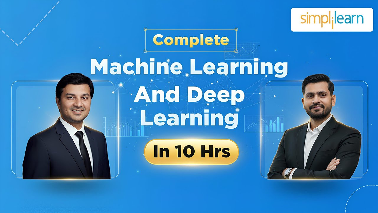 Machine Learning Full Course In 10 Hrs | Machine Learning Full Course For Beginners | Simplilearn