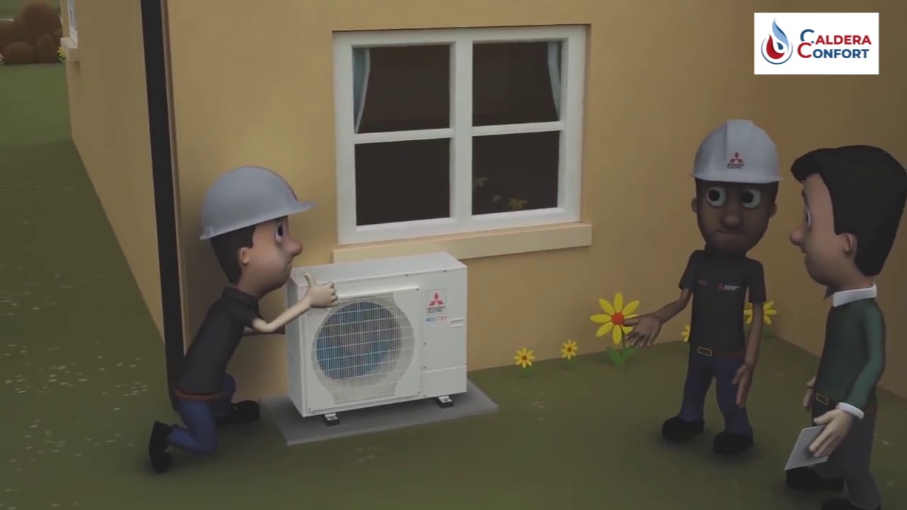 Cómo funciona una bomba de calor para calefaccion ECODAN, de Mitsubishi Electric