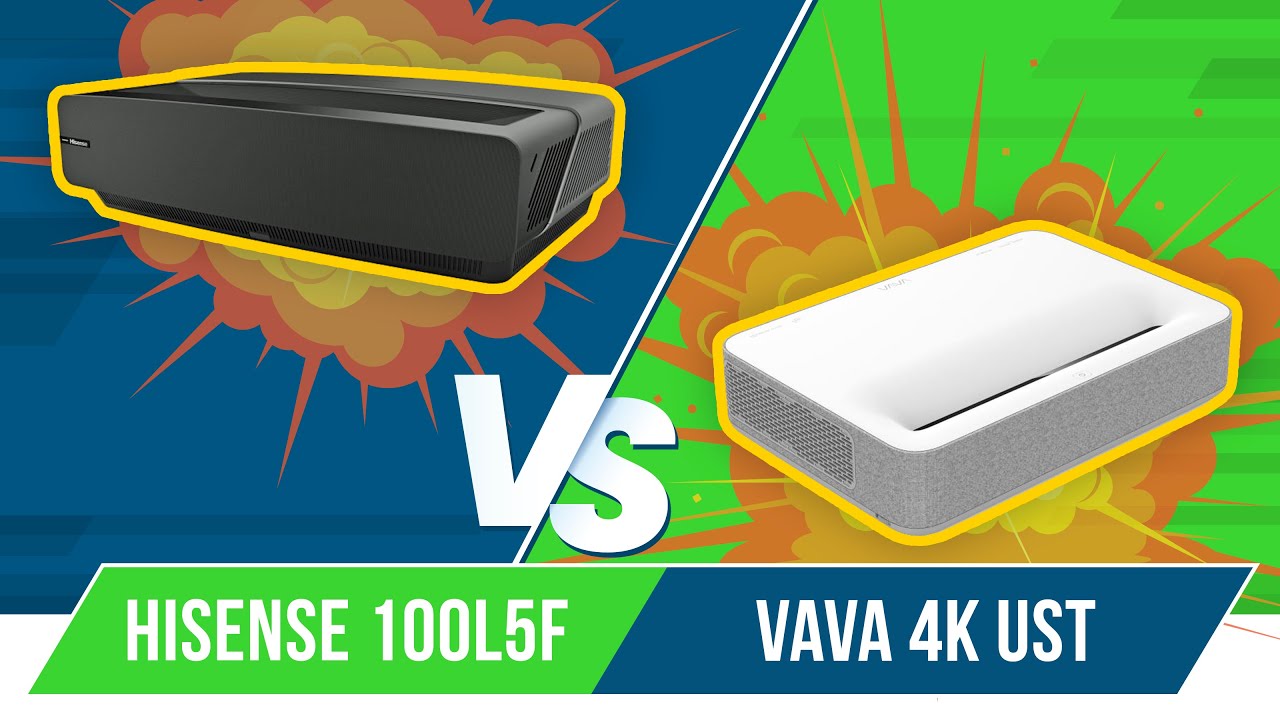 Hisense 100L5F VS. Vava 4K UST | Ultra Short Throw Projector Shootout Comparison