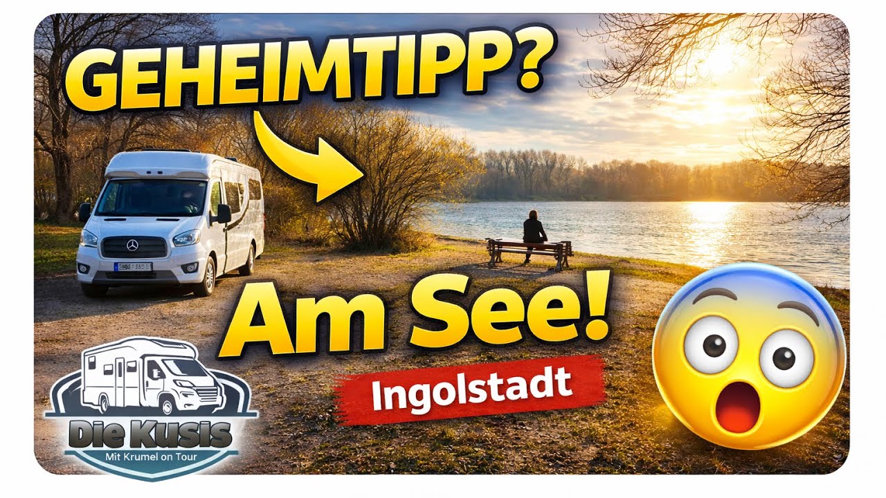 Camping direkt am Badesee! AZUR Waldcamping Auwaldsee Ingolstadt Feb.26