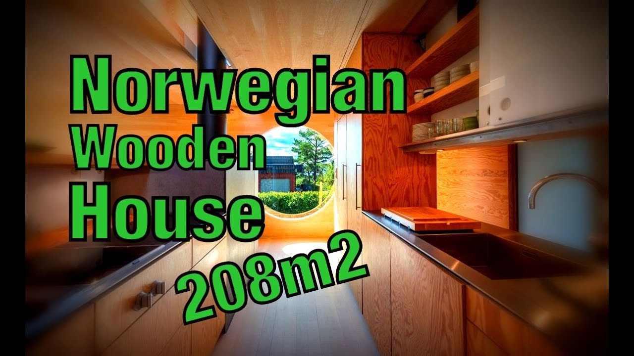 Norwegian wooden house 208m2 designed by Knut Hjeltnes