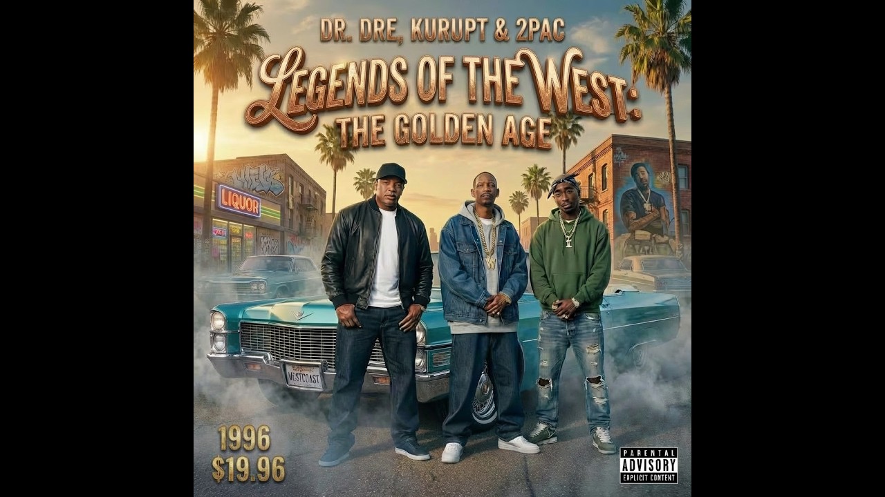 West Coast Legends Vibe 🌅 | Dr. Dre x 2Pac x Kurupt (Smooth G-Funk Ride)