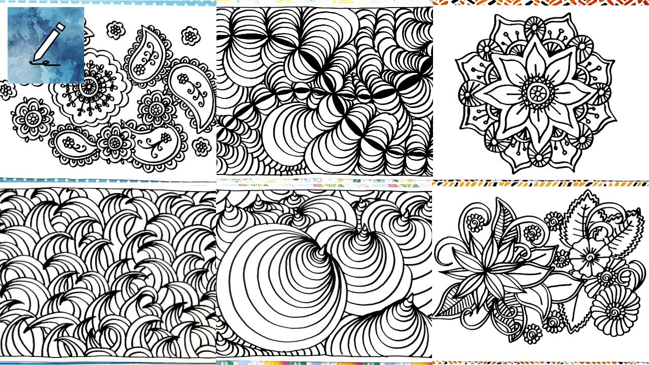 &hearts; Most Satisfying & Amazing Drawing Pattern #Compilation - Art Therapy #2