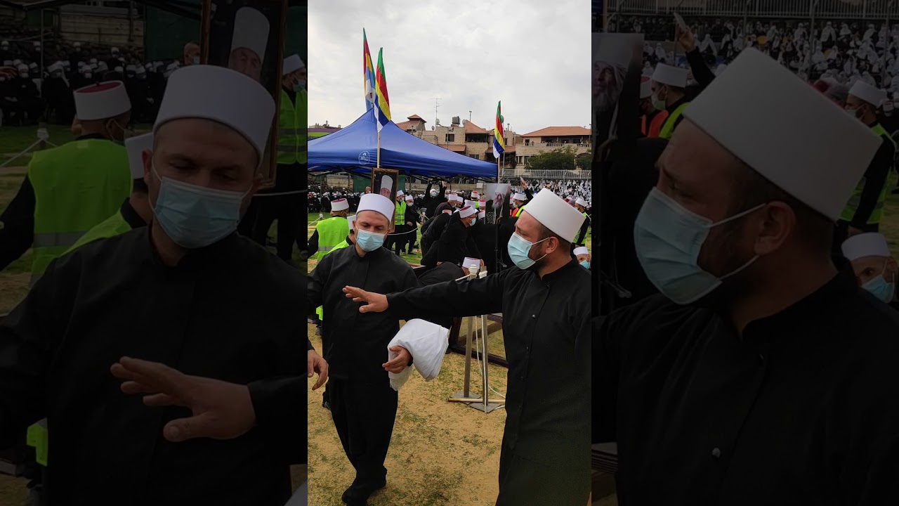 تشييع جثمان الشيخ الطاهر الديان المرحوم ابو زين الدين حسن الحلبي من مجدل شمس الجولان السوري المحتل