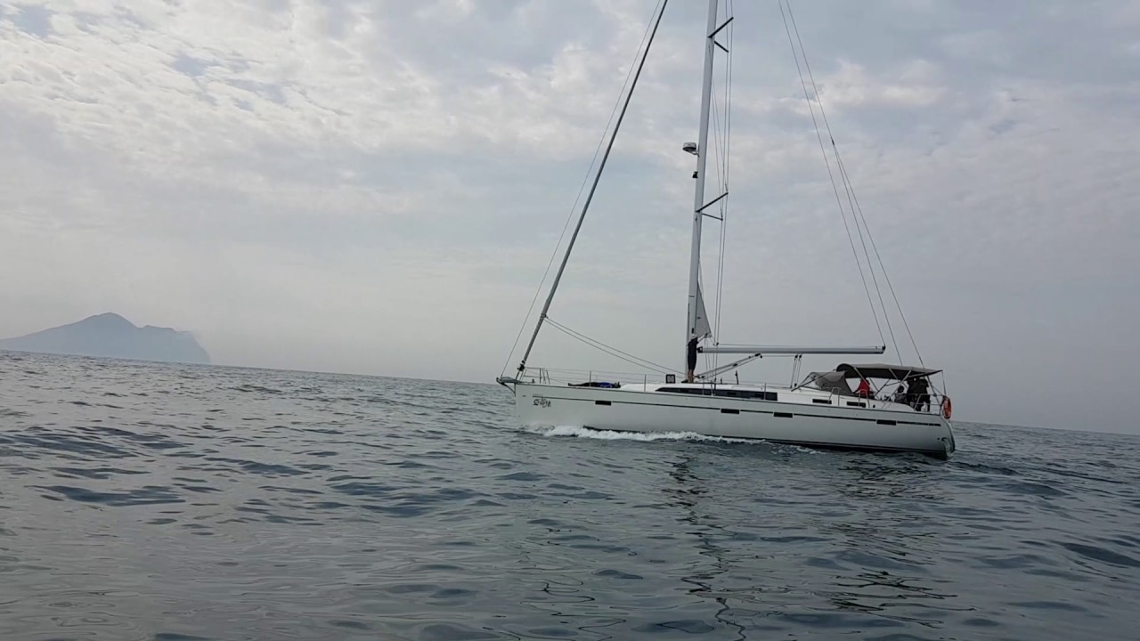 Bavaria 51 cruising on east coast of Taiwan around the turtle island